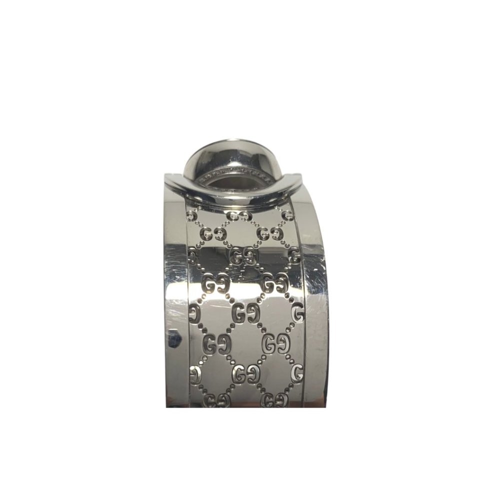 GUCCI DIAMOND 34 BEZEL S-STEEL  BRACELET WATCH - Picture 2 of 5